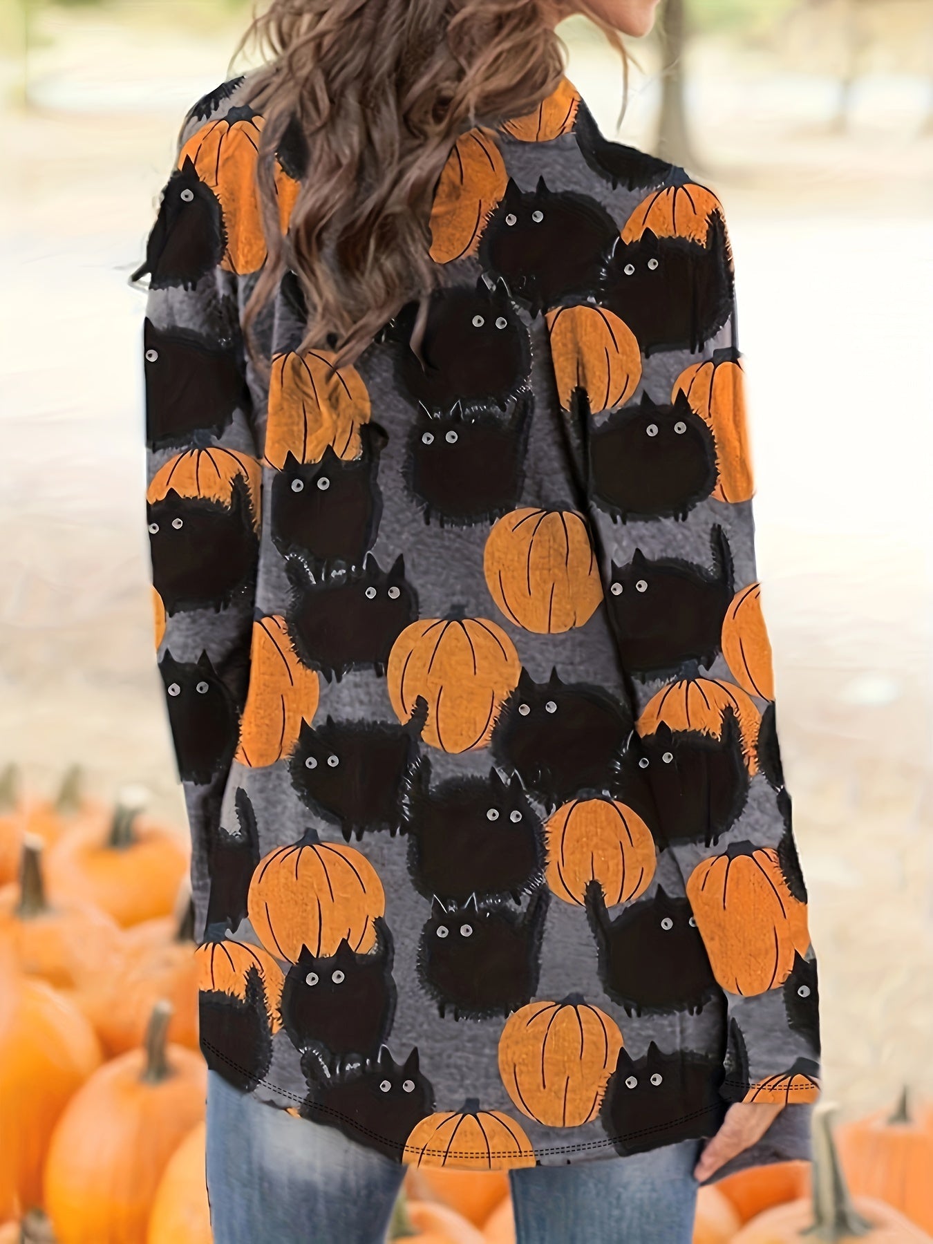 Oversized Halloween jas - Casual damesvest