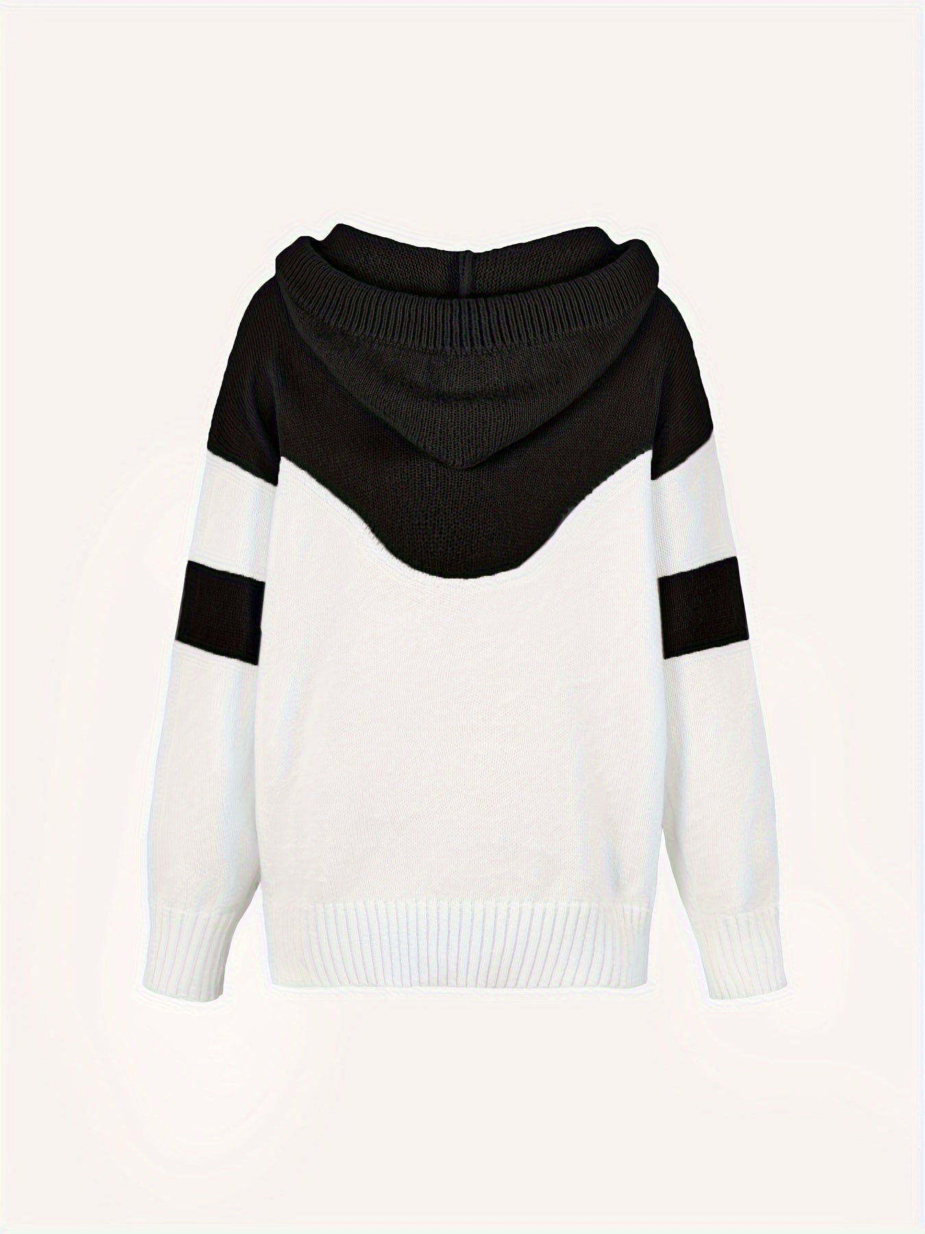 Abrikooskleurige Colorblock Hoodie - Mila