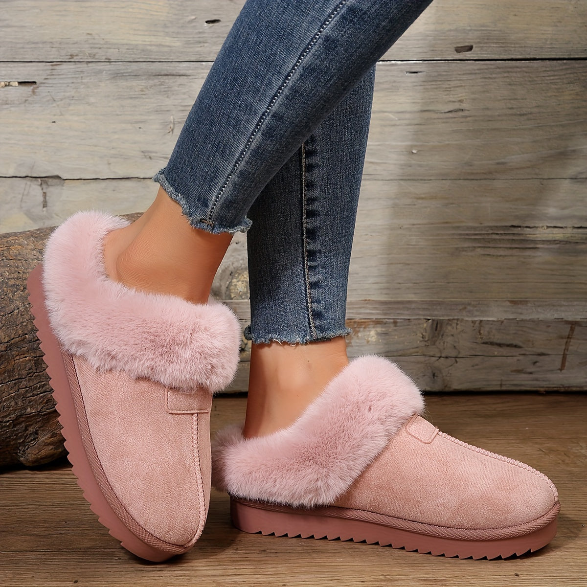 Fluffy gevoerde pantoffels voor ultiem comfort en stijl