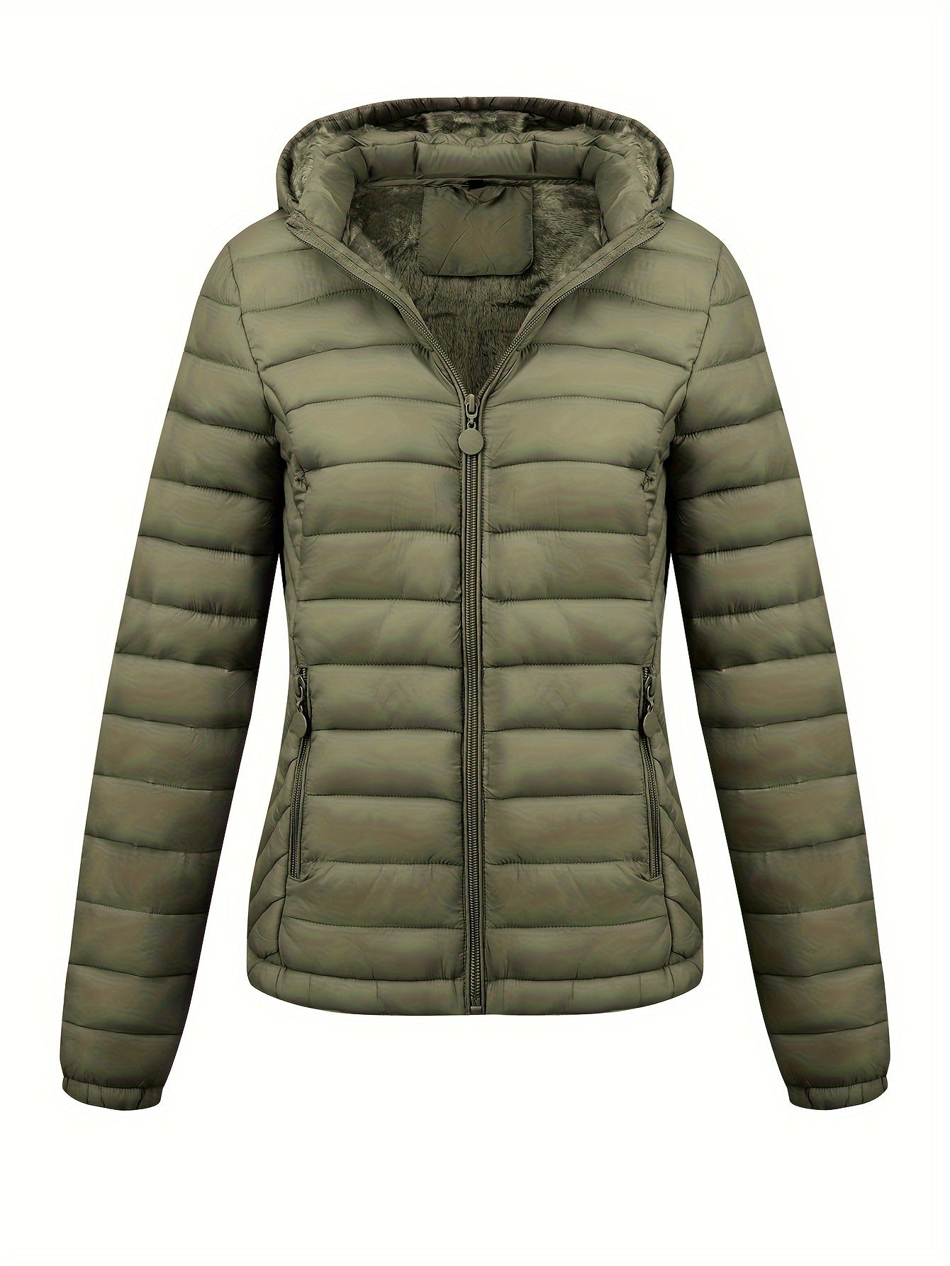 Dames capuchon Puffy Coat