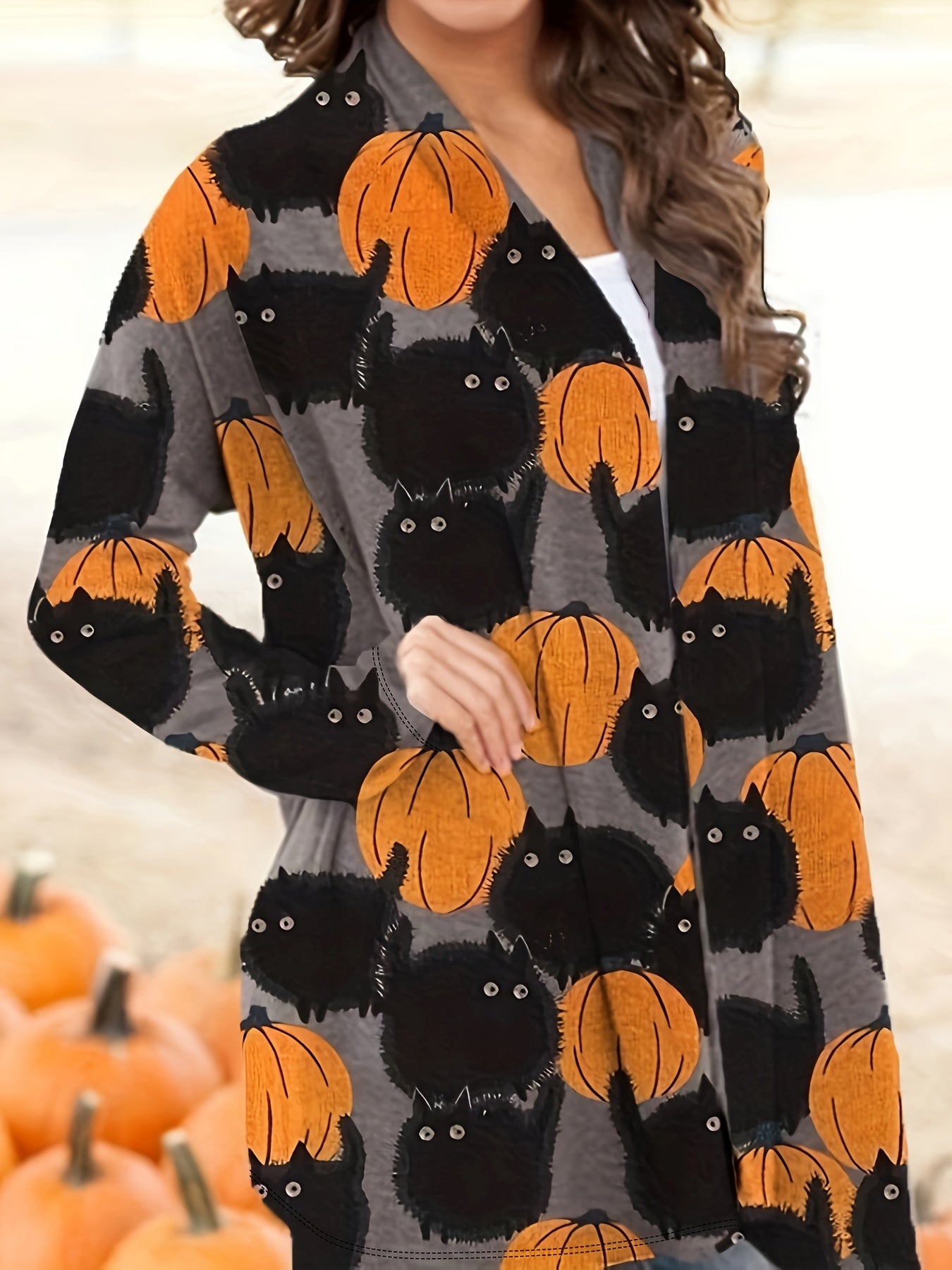 Oversized Halloween jas - Casual damesvest