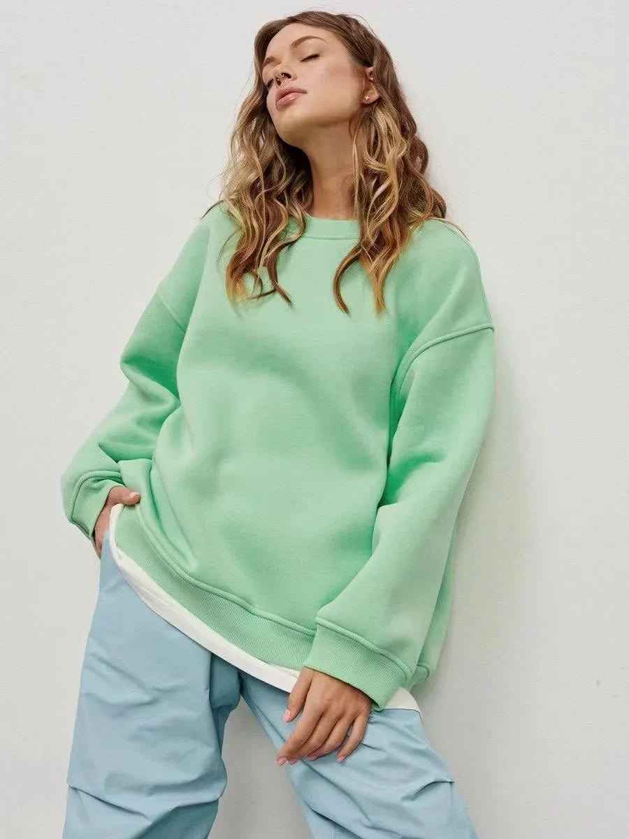 Donkergrijze Oversized Pullover - Luisa