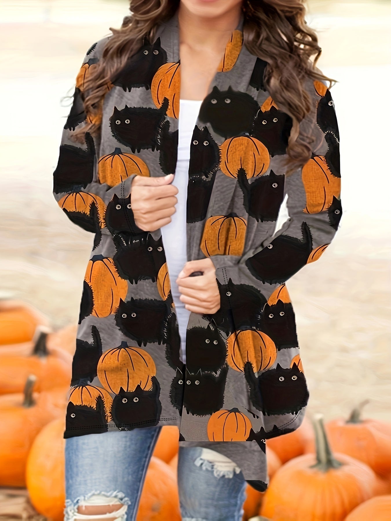 Oversized Halloween jas - Casual damesvest