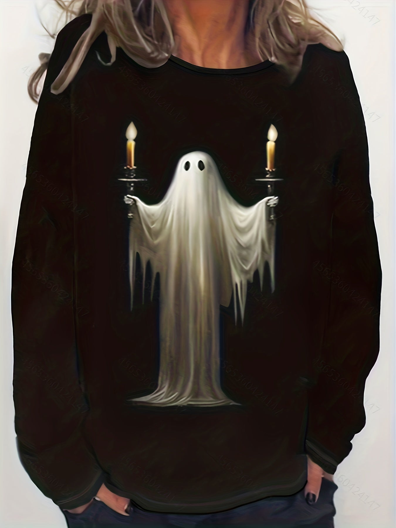 Oversized Halloween casual shirt