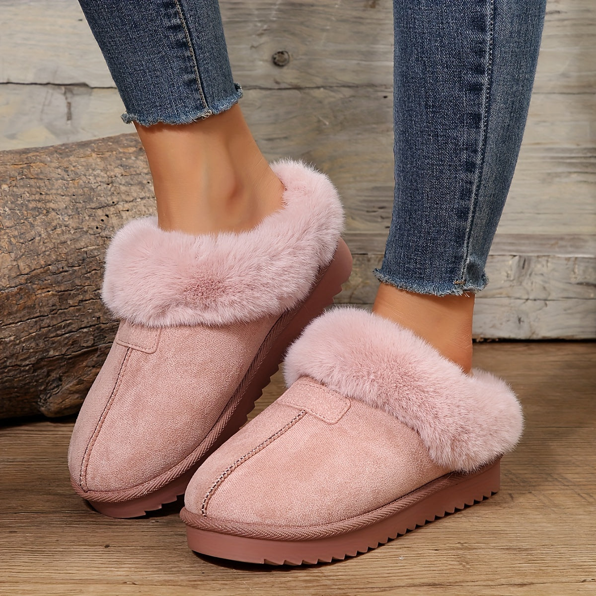 Fluffy gevoerde pantoffels voor ultiem comfort en stijl