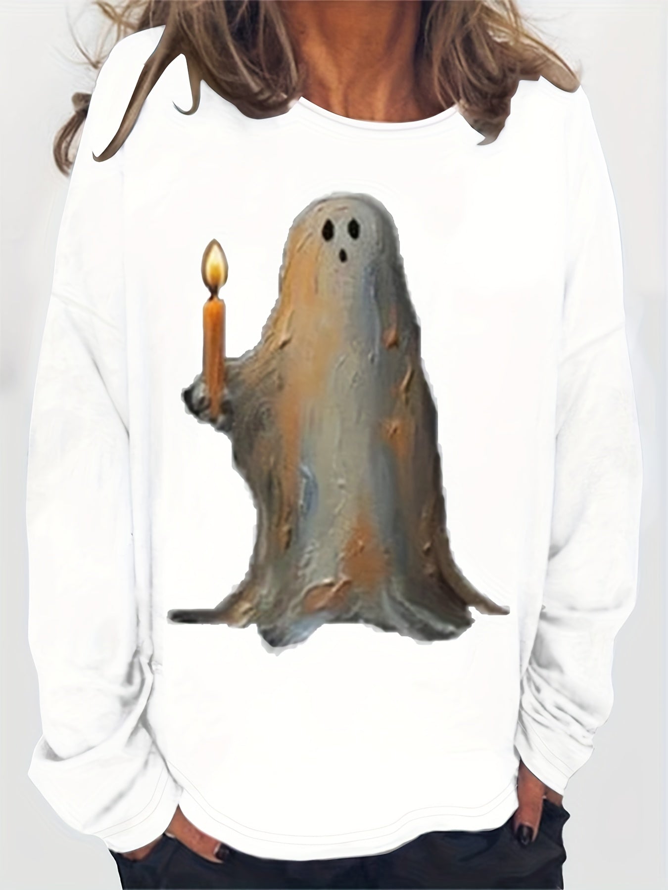 Oversized Halloween casual shirt