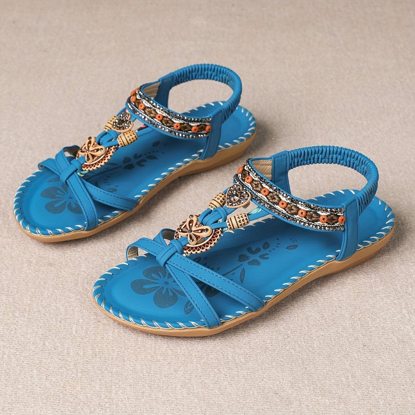 VIVIAN | Platte Sandalen met Strass Vlinder voor Dames