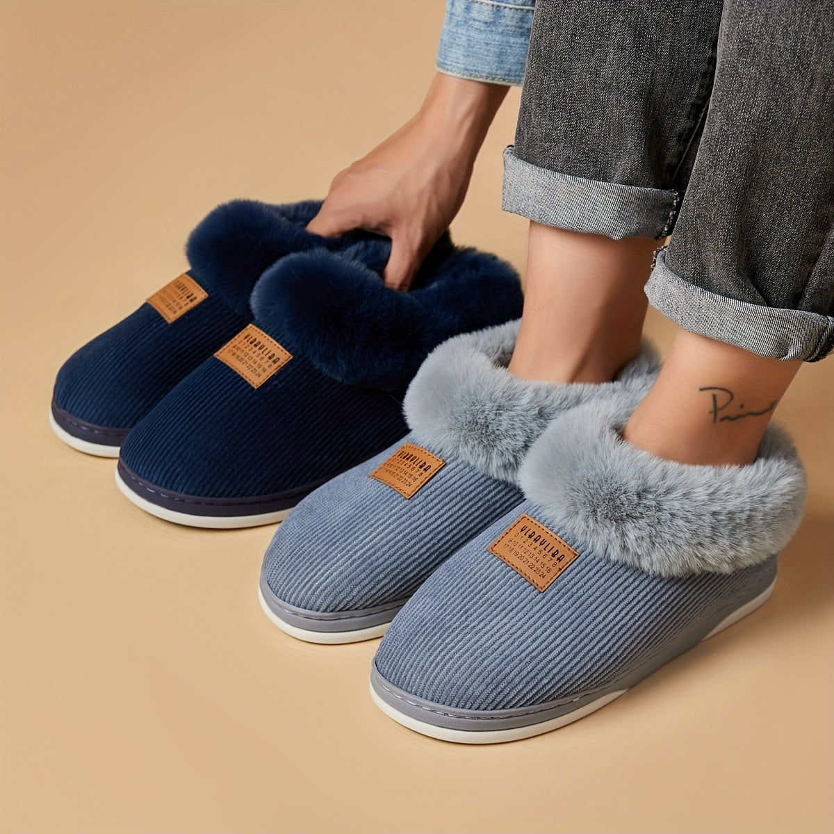 Winter Super Zachte Platform Slippers