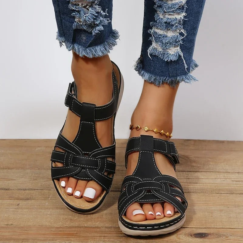 SUMMER | Orthopedische leren sandalen