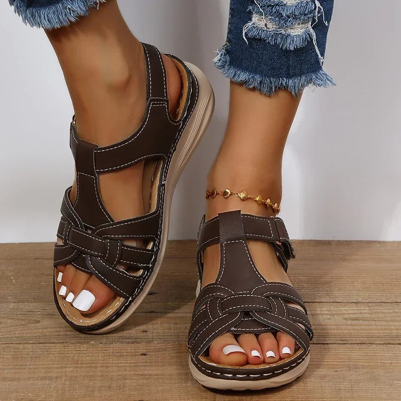 SUMMER | Orthopedische leren sandalen